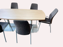 Refurbished Kinnarps Meeting Table with 6 Matching Conference Chairs image 4
