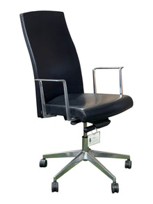 Refurbished Akaba Muga High-Back Executive Chair – Black Leather image 3
