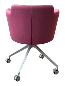 Gresham Betsy Lounge swivel chair - Pink / Silver image 5