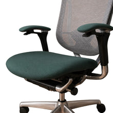 Refurbished Okamura Contessa Ergonomic Office Chair | Green Fabric | Premium Office Seating UK image 9