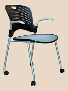 Refurbished Herman Miller Caper Mobile Chair Grey image 1
