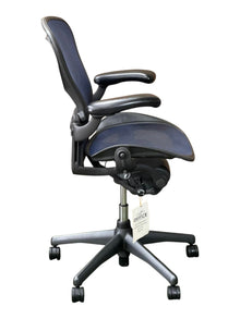 Refurbished Herman Miller Classic Aeron Size B – Fully Loaded Blue Mesh image 4