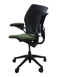 Refurbished Humanscale Freedom Task Chair – Green Fabric image 3