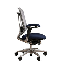 Refurbished Okamura Contessa Ergonomic Office Chair | Blue Fabric | Premium Office Seating UK image 4