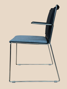 Refurbished Wilkhahn Aline Grey Mesh Meeting Chair image 5