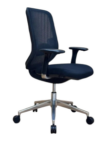Refurbished Orangebox Do Mesh Task Chair – Black, Chrome Base, 3D Arms image 2