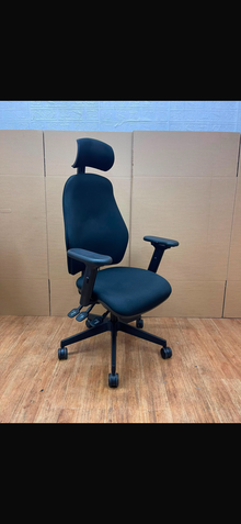 Refurbished ergonomic black chairs dse task chair image 4