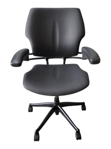 Refurbished Humanscale Freedom Task Chair – Brown or Black Leather image 6