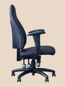 Refurbished Dynamic Esme High Back Office Chair – Black Fabric image 8