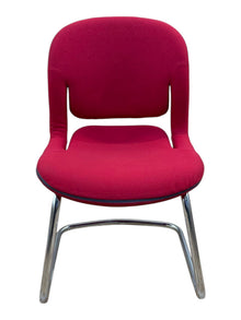 Refurbished Herman Miller Equa Visitor Chair – Red Fabric image 8