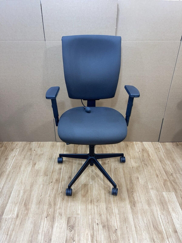 Refurbished Highly Adjustable Operator Office Chair – Lumbar Support
