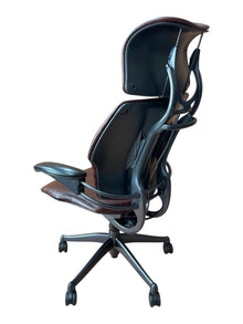 Refurbished Humanscale Freedom Headrest Chair – Brown PU Leather image 6