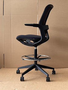 T25 Ergonomic Chair / Extended Height, Footrest - Excellent Condition - UK Delivery
