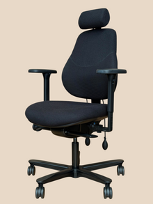 Refurbished Orangebox Flo Chair with Headrest – Black image 6