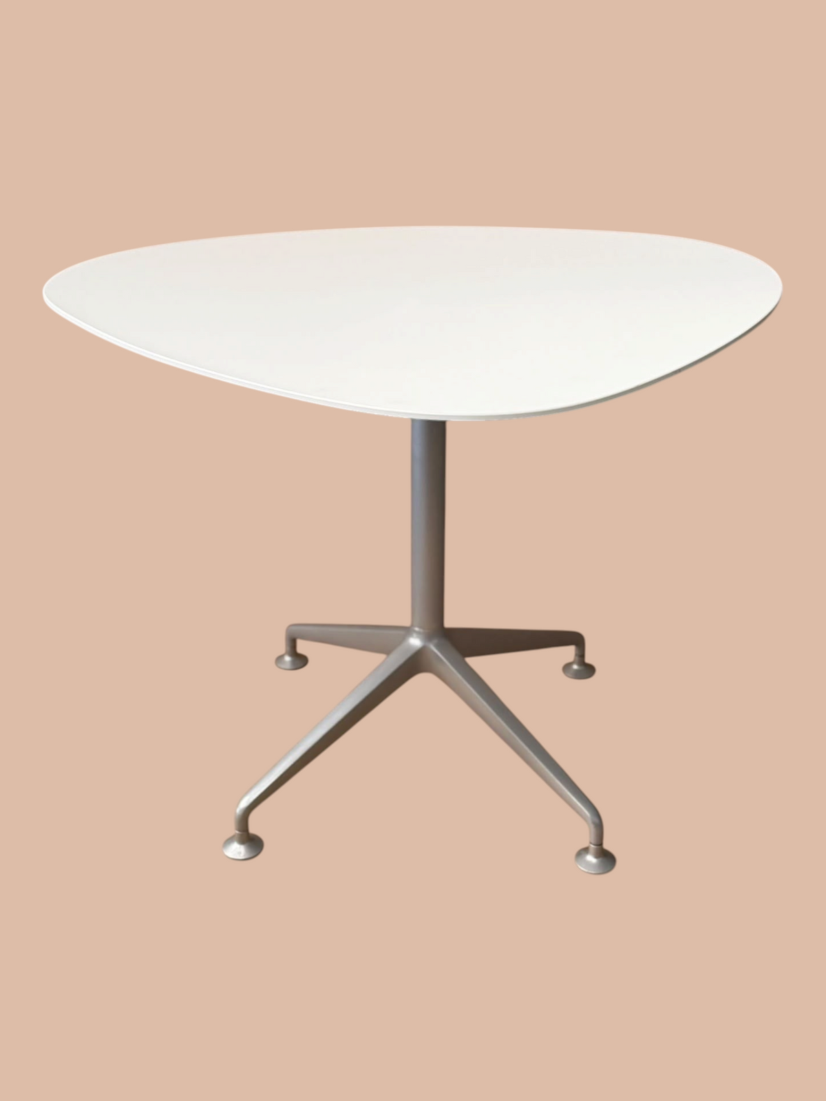 Refurbished Orangebox Dune-03 Meeting Table – White, 72 cm High