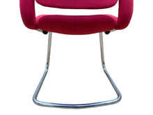 Refurbished Herman Miller Equa Visitor Chair – Red Fabric image 3