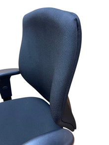 Refurbished Fully Adjustable Ergonomic Office Chair – Navy image 8