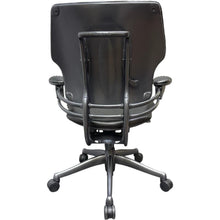 Humanscale freedom chair In Black Leather  Gel Armrests UK Delivery image 5