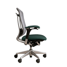 Refurbished Okamura Contessa Ergonomic Office Chair | Green Fabric | Premium Office Seating UK image 5