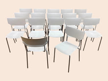 Refurbished Kinnarps Espress Stacking Canteen Chairs – White image 9