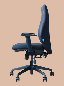 Refurbished Summit High Back Office Chair – Black, Pump Lumbar image 4