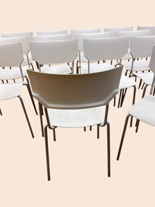 Refurbished Kinnarps Espress Stacking Canteen Chairs – White image 6