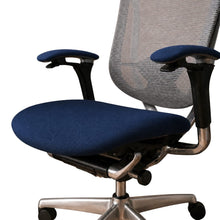 Refurbished Okamura Contessa Ergonomic Office Chair | Blue Fabric | Premium Office Seating UK image 5