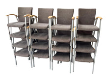 Refurbished Kinnarps Arcus Stacking Visitor Chairs – Blue image 8