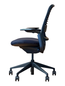 Refurbished Steelcase Series 1 Office Chair – Black Mesh and Fabric image 3