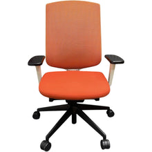 Senator Clipper Ergonomic Office Chairs - White /Orange - UK Delivery image 6