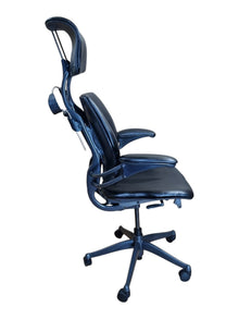 Refurbished Humanscale Freedom Headrest Chair – Black PU Leather image 3