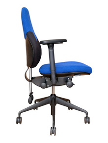 Refurbished Orangebox Flo Chair – Blue with Dual Lumbar Support image 10