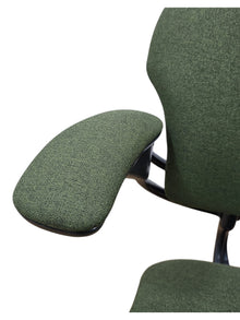 Refurbished Humanscale Freedom Task Chair – Green Fabric image 4