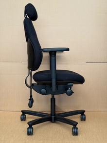 Refurbished Orangebox Flo Chair with Headrest – Black image 4