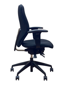 Refurbished Fully Adjustable Ergonomic Office Chair – Navy image 2