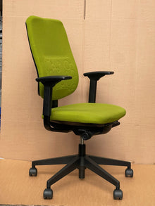 Steelcase Reply Lime Green Ergonomic Chair – Refurbished image 1