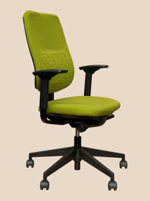 Steelcase Reply Lime Green Ergonomic Chair – Refurbished image 1