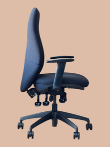 Refurbished Summit High Back Office Chair – Black, Pump Lumbar image 2
