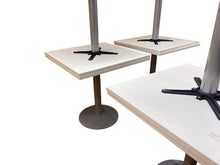 Refurbished Allermuir Square Pedestal Table – White image 5