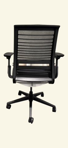 Refurbished Steelcase Think V2 Mesh Office Chair – Black, 4D Arms & Lumbar image 4