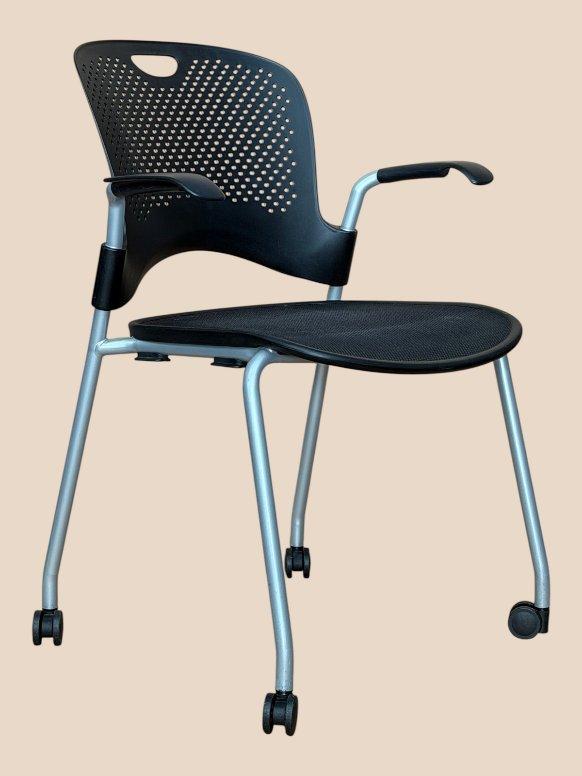 Refurbished Herman Miller Caper Mobile Chair Black