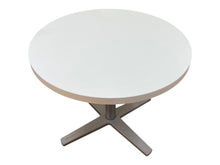 Refurbished Materia Low Round Coffee Table – White image 3