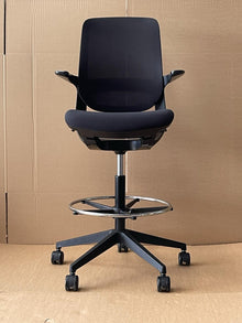 T25 Ergonomic Chair / Extended Height, Footrest - Excellent Condition - UK Delivery