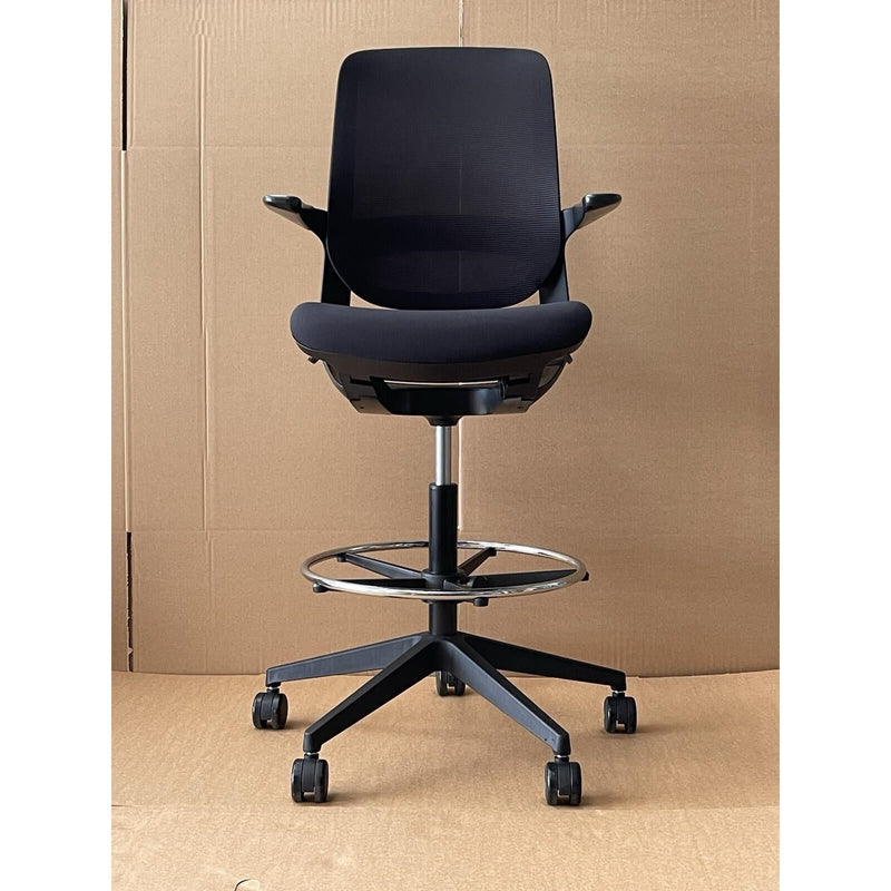 T25 Ergonomic Chair / Extended Height, Footrest - Excellent Condition - UK Delivery