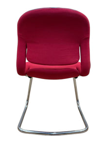 Refurbished Herman Miller Equa Visitor Chair – Red Fabric image 4