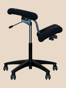 Refurbished Varier Wing Black Kneeling Office Chair image 2
