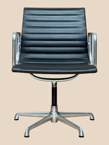Refurbished Vintage ICF EA 108 Leather Conference Chair image 2