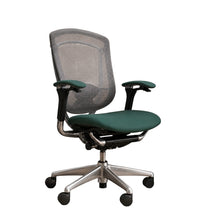 Refurbished Okamura Contessa Ergonomic Office Chair | Green Fabric | Premium Office Seating UK image 1