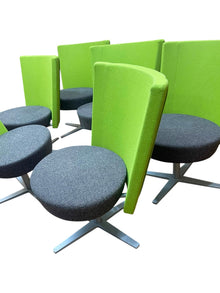 Refurbished Materia Centrum Medio Swivel Lounge Chair – Green image 9