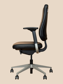 Refurbished Steelcase Reply Leather Office Chair – Black image 5
